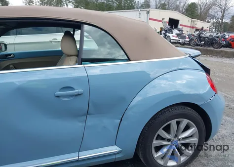 2013 Volkswagen Beetle 2.0L Tdi из США, поврежденный, VIN 3VW5L7AT4DM818636